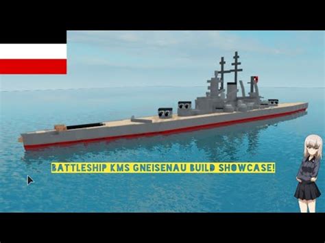 Roblox Plane Crazy Build Showcase Battleship KMS Gneisenau 15 Inch Gun