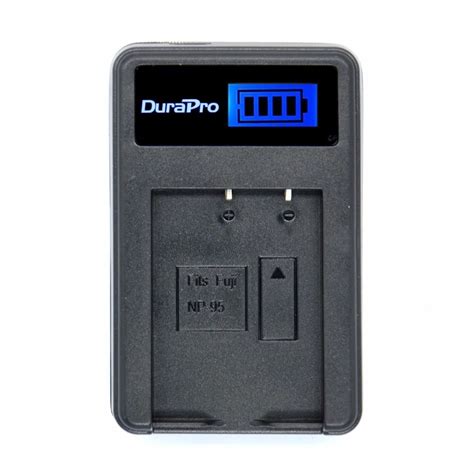 DuraPro LCD USB Charger For Fuji NP 95 NP95 Battery And FUJIFILM F30