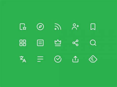 Feedly Logo & Application Icons Designed by Graham Smith