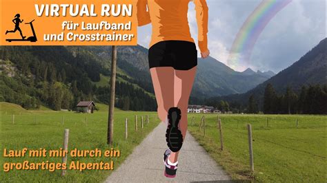 Virtual Run Virtueller Lauf Durch Ein Alpental Lauf Mit Und Mach