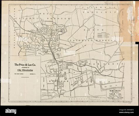 El Nuevo Mapa De Price And Lee Co De Caldwell Verona Essex Fells Cedar