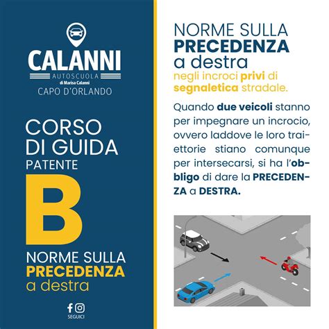🚦 Norme sulla precedenza a destra... - Scuola Guida Calanni