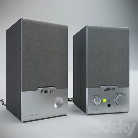 Speakers Edifier R18 USB Black - Audio tech - 3D model