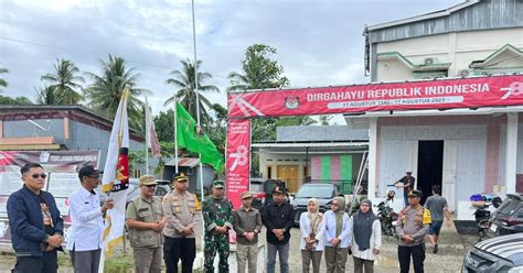 Hadiri Pelepasan Logistik Pemilu KPU Mateng Kapolres Mateng Sebut