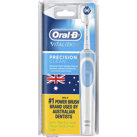 Oral B Vitality Precision Clean White Electric Toothbrush W/ Charger ...