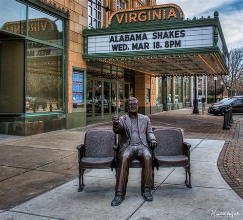 roger ebert statue  front  virginia theatre champaign flickr
