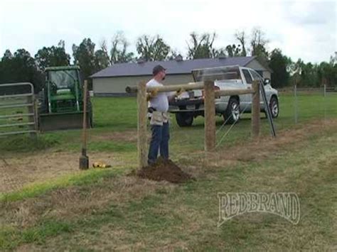 Field Fence Installation Part Of Youtube