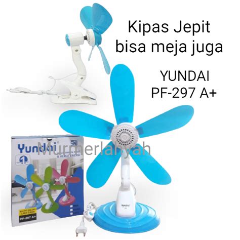 Jual Kipas Jepit 3 In 1 Yundai Pf 297 A Kipas Multi 3in1 Yundai Duduk Jepit Dinding 30w