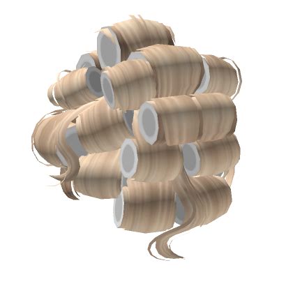 Huge Rollers Hairstyle In Blonde White Roblox