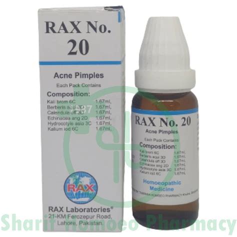 Rax No.26 - SHARIF HOMEO PHARMACY