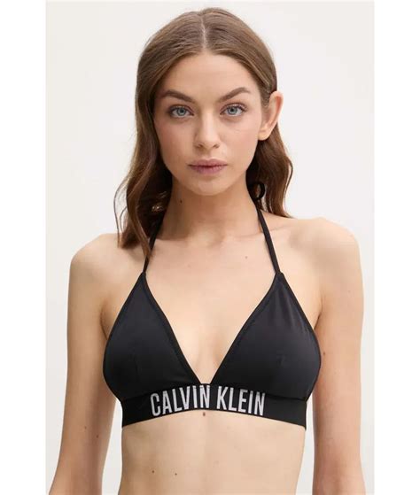 Women S Black Triangle Rp Bikini Top Calvin Klein Kw Kw Beh Centraleshop Gr