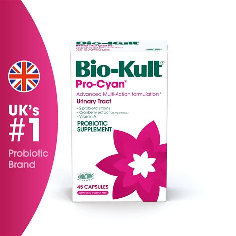 Bio Kult Pro Cyan Gut Health Probiotic Supplement Count Walmart