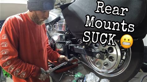 Replacing Harley Davidson Dyna Motor Mounts Front And Rear Youtube