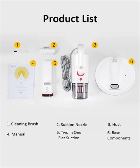 Vacuum Cleaner Xiaomi Deerma Cm1300W 2-In-1 Anti Dust Mite Vacuum ...