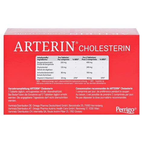 Arterin Cholesterin Tabletten St Ck Kaufen Medpex