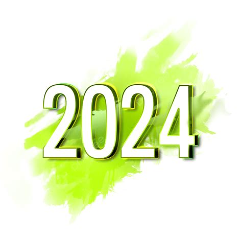 새해 2024 텍스트, 2024년 새해, 2024년, 2024년 텍스트 PNG 일러스트 및 PSD 이미지 무료 다운로드