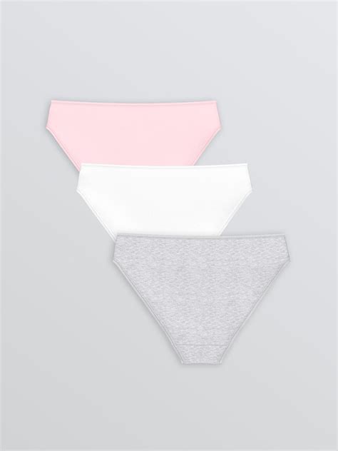 LCW DREAM Culottes Bikini Unies Lot de pièces W Z FTE LC Waikiki