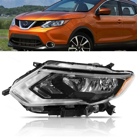 Fits Nissan Rogue Headlights Headlamps Halogen Left Drivers