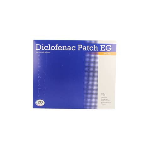 DICLOFENAC EG PATCH 5 X 140 MG Douleurs Musculaires Et Articulaires