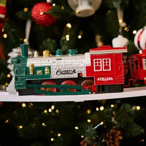 animated christmas train  rides