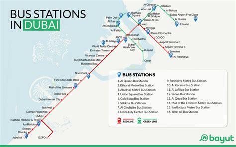 dubai bus guide routes stations fares  mybayut