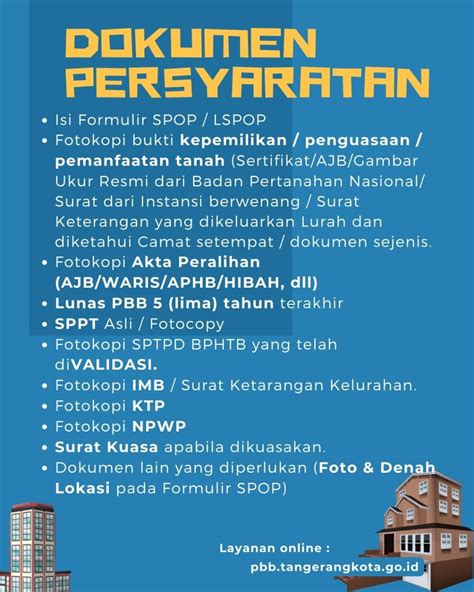 Bapenda Persyaratan Pengajuan Mutasi Pbb