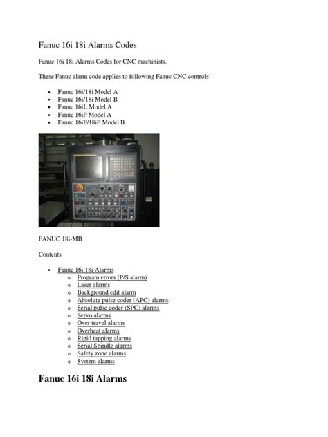 PDF Fanuc 16i 18i Alarms DOKUMEN TIPS