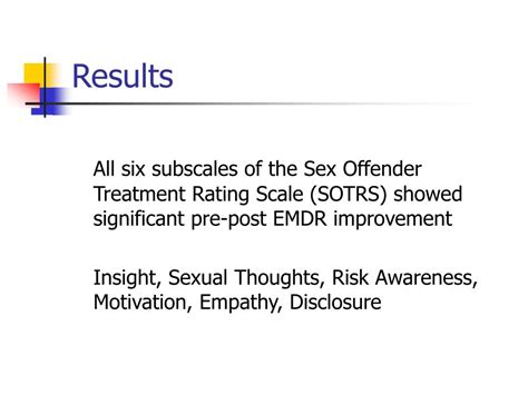 Ppt Trauma Informed Sex Offense Specific Treatment An Approach To Cbt Rp Treatment Powerpoint