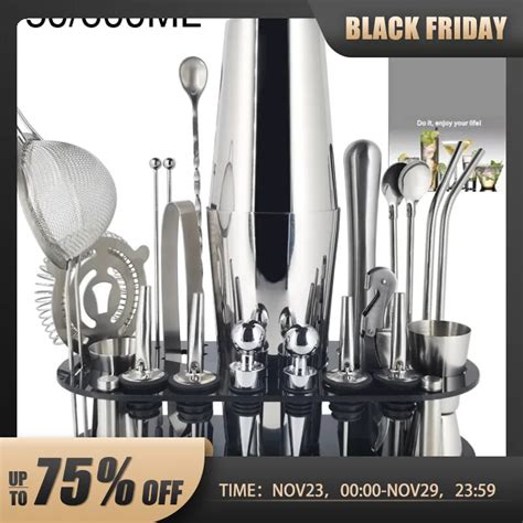 13-22-St-ck-750ml-600ml-Boston-Cocktail-Shaker-Bar-Werkzeuge-Wein-mixer ...