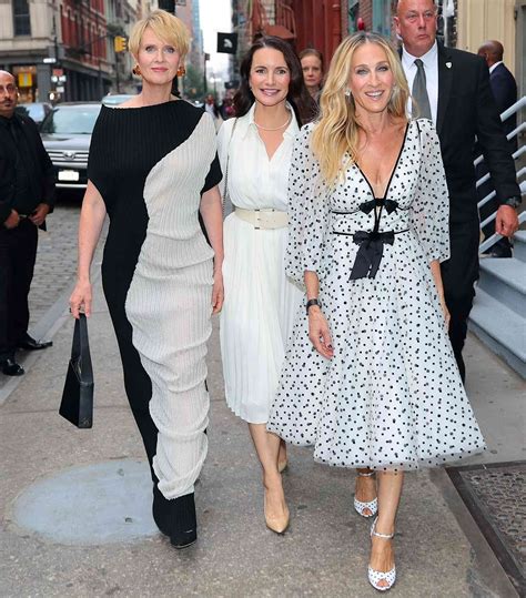 Sex And The City Cast Celebrate 25th Anniversary At N Y C Pop Up