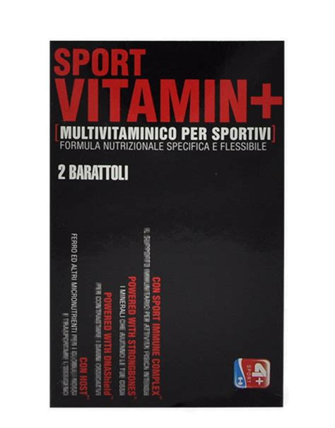 Sport Vitamin+ von 4+ NUTRITION (90 + 180 tabletten)