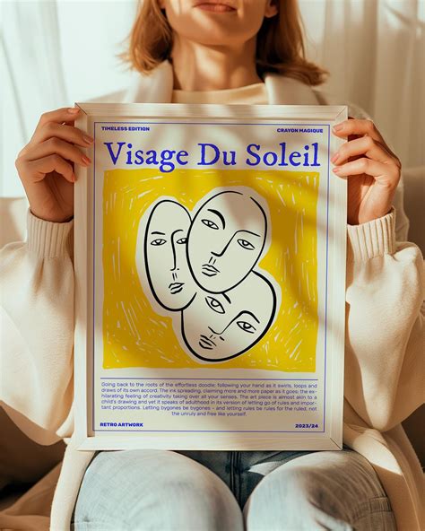 visage du soleil poster poster wall
