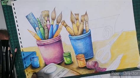 Melukis Lukisan Alat Dan Bahan Alat Dan Bahan Untuk Berkarya Seni