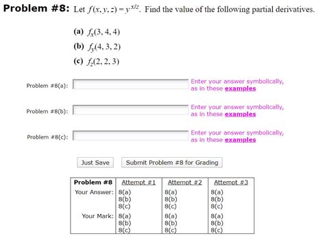 Solved Problem 8 Let F X Y Yx Z Find The Value Of