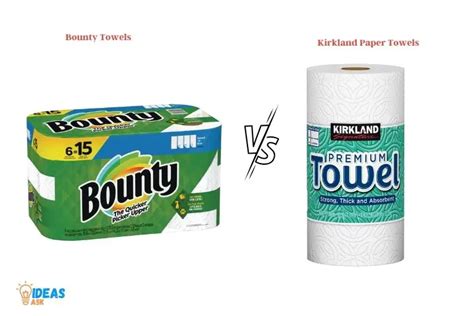 Bounty Vs Kirkland Paper Towels