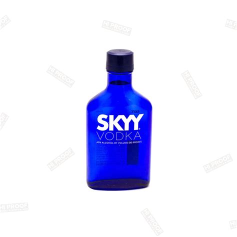 Skyy Vodka Pet 200 Ml Hi Proof