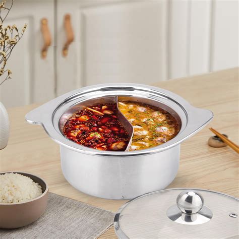Shabu Shabu Hot Pot Induction Cooktop Cookware For Party Household Camping Cm With Lid