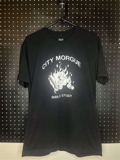 City Morgue Rare City morgue Bible study T-shirt | Grailed