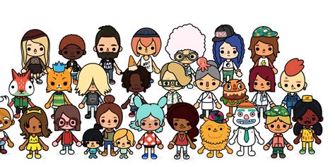 Toca Boca Main Characters