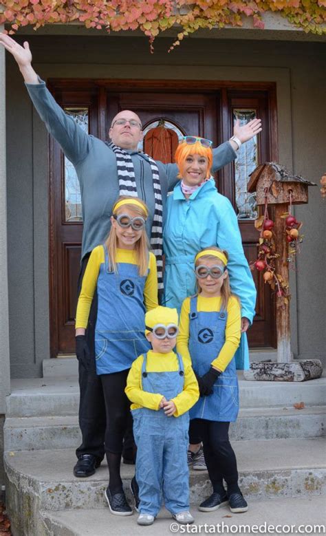 The Best Halloween Family Costume Ideas for 5 | Minion halloween ...