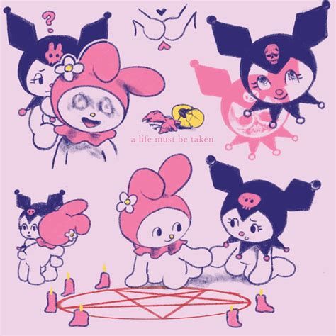 Наклейки с куроми и май мелоди (49 фото)