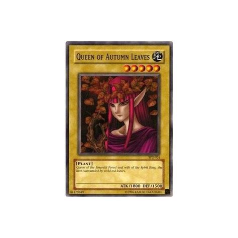 Yu Gi Oh Card Tp2 En024 Queen Of Autumn Leaves Common Chaos Cards