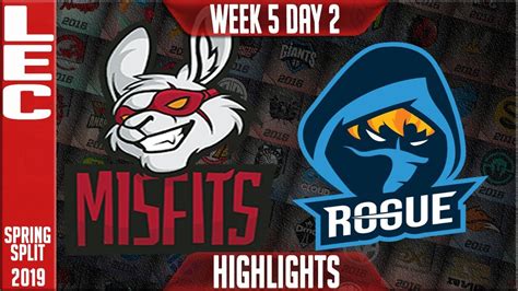 Msf Vs Rge Highlights Lec Spring Week Day Misfits Vs Rogue