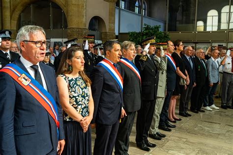 Photos 80e anniversaire de la mort de Jean Moulin anonymes et élus