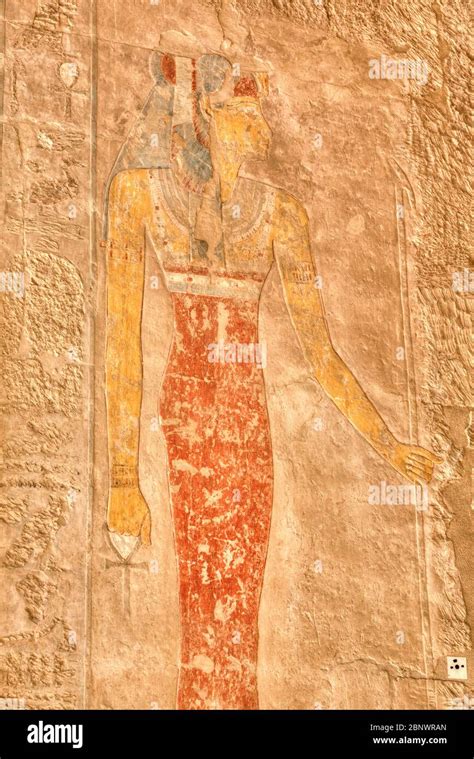 Reliefs Chapel Of Anubis Hatshepsut Mortuary Temple Deir El Bahri