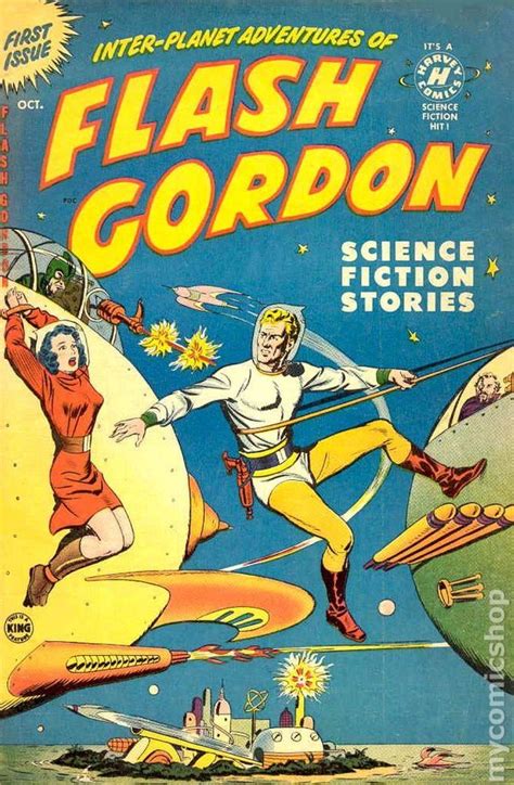 FLASH GORDON 1, GOLDEN AGE HARVEY COMICS … | Comic books art, Flash ...