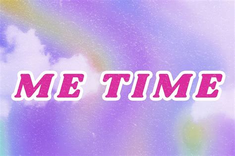 Purple Me Time Aesthetic Typography Free Photo Rawpixel