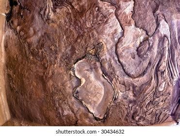 Colorado River Lake Powell Trachyte Canyon Stock Photo