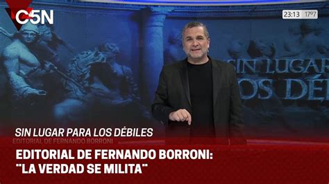 Editorial De Fernando Borroni En Sin Lugar Para Los D Biles La