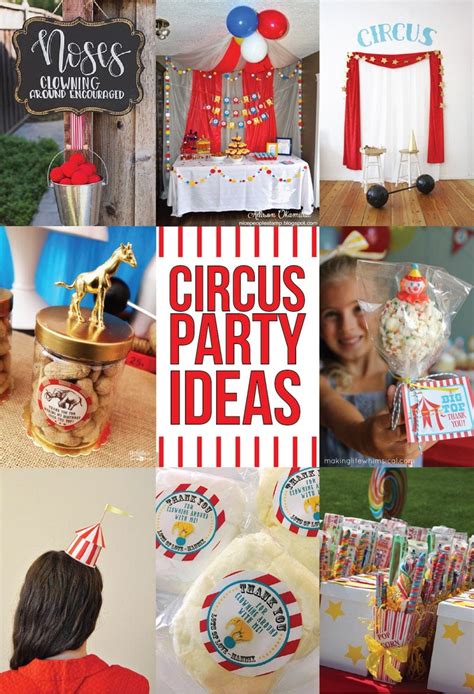 41 of the Greatest Circus Theme Party Ideas - Play Party Plan